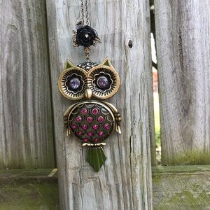 Betsey Johnson Owl Necklace